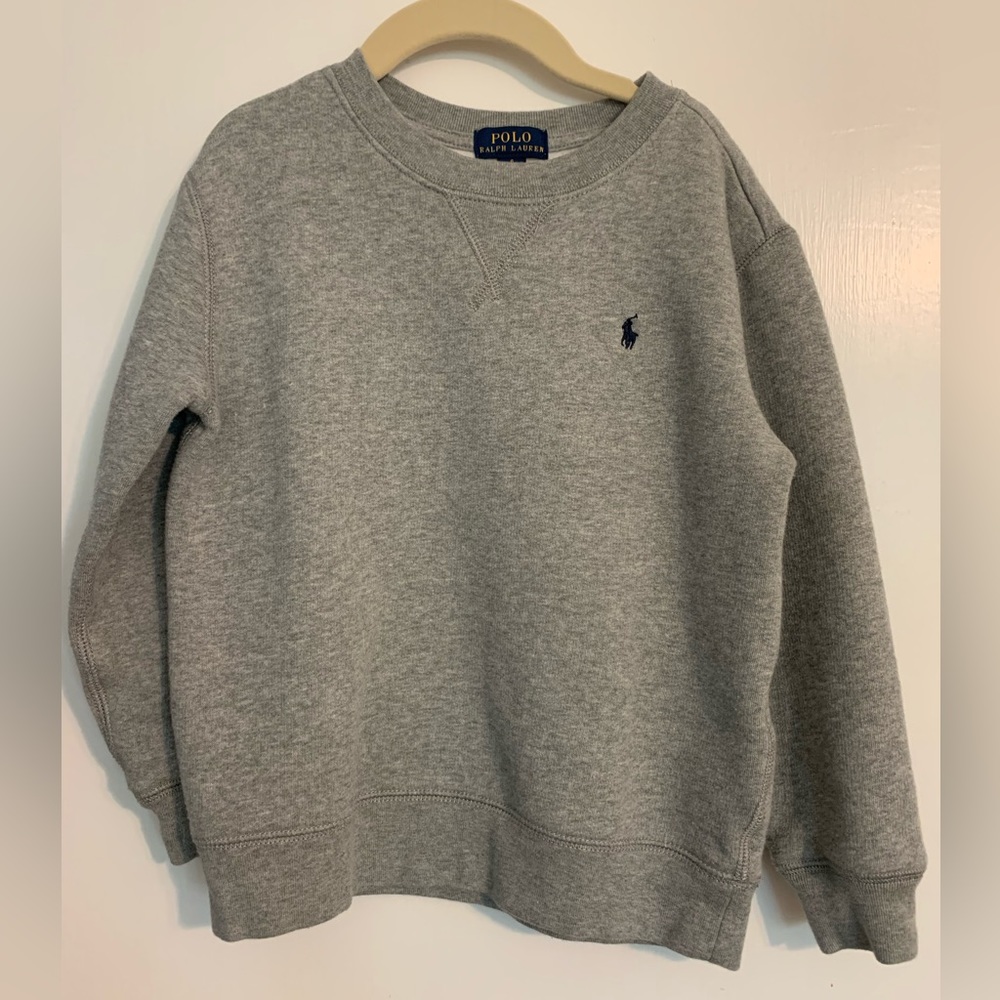 Ralph Lauren Kids Polo Pony crewneck sweatshirt - Grey